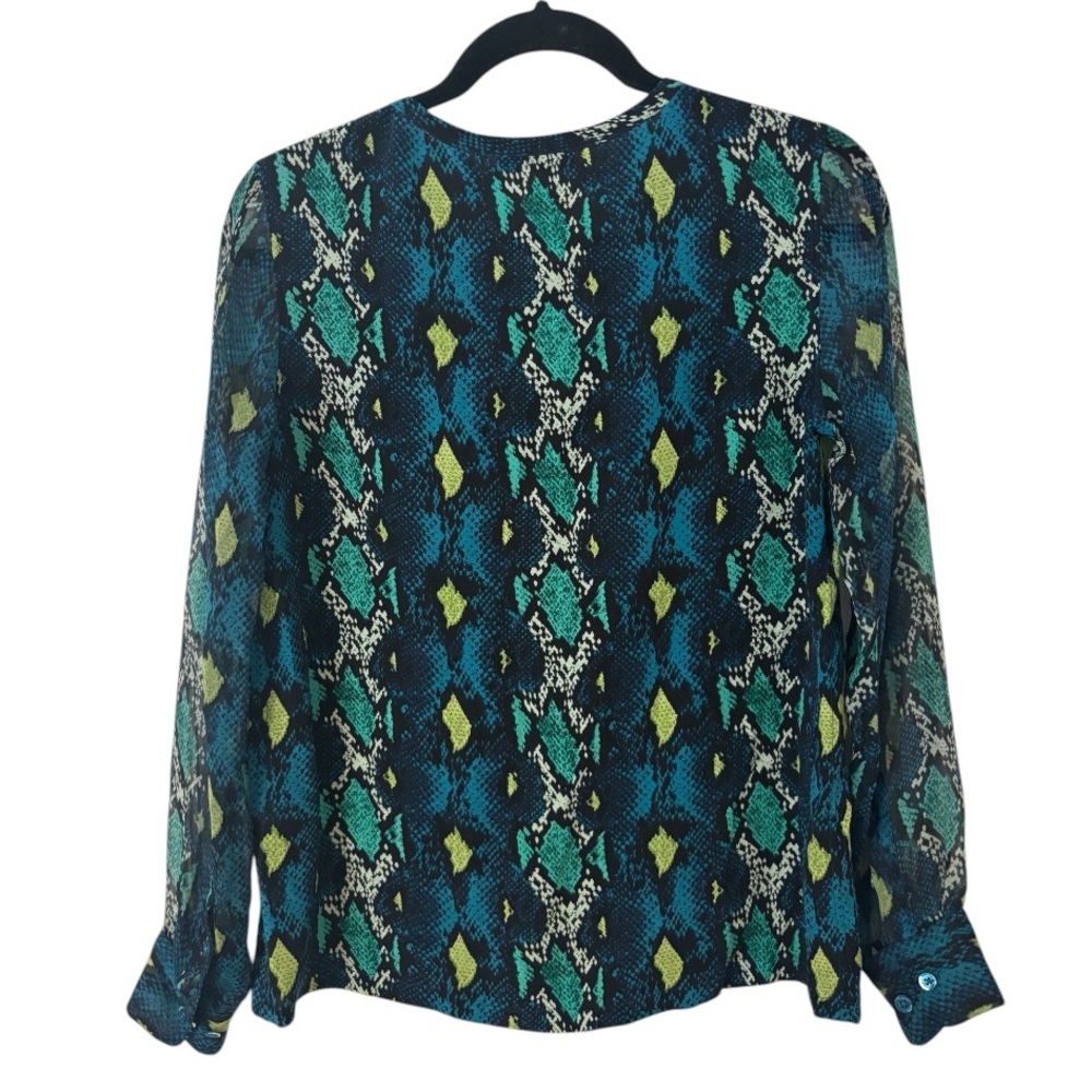 Equipment Liam Silk Python Top - image 5